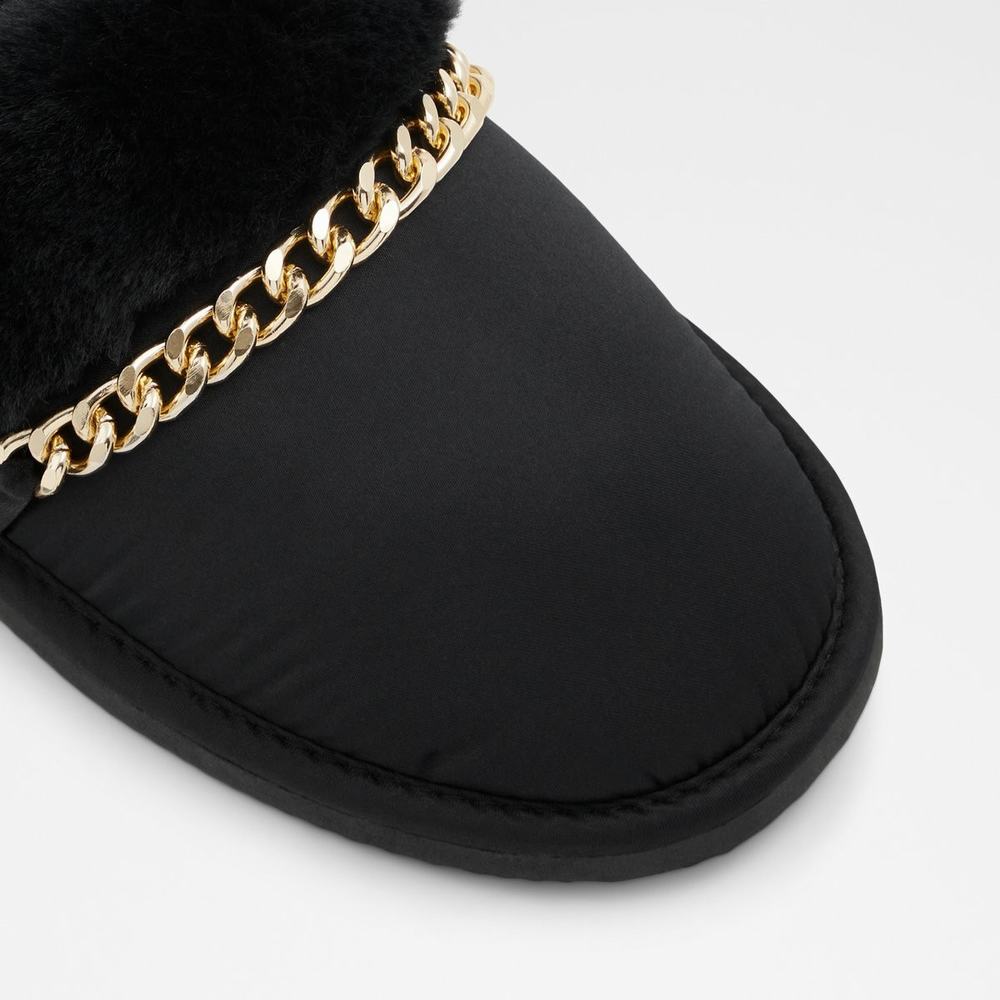 Black / Gold Multicolor ALDO Apreski Women's Slippers | 70326-WKYV