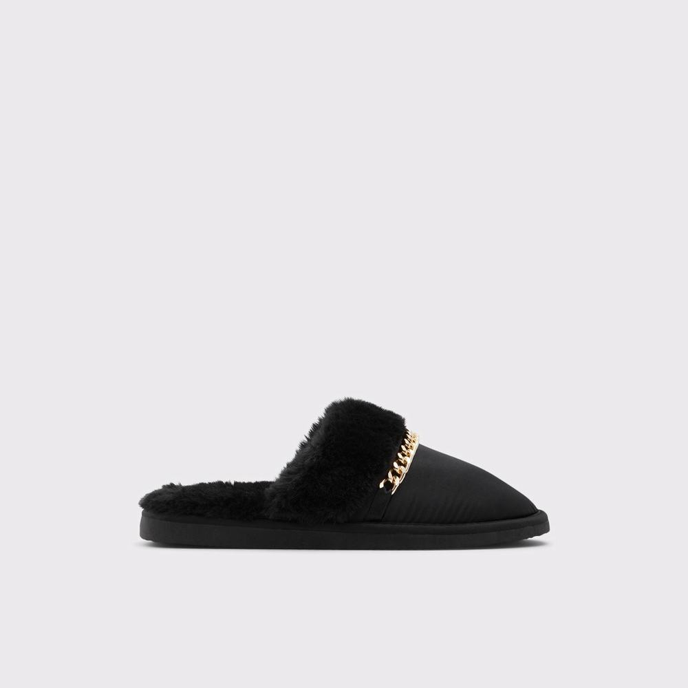 Black / Gold Multicolor ALDO Apreski Women\'s Slippers | 70326-WKYV